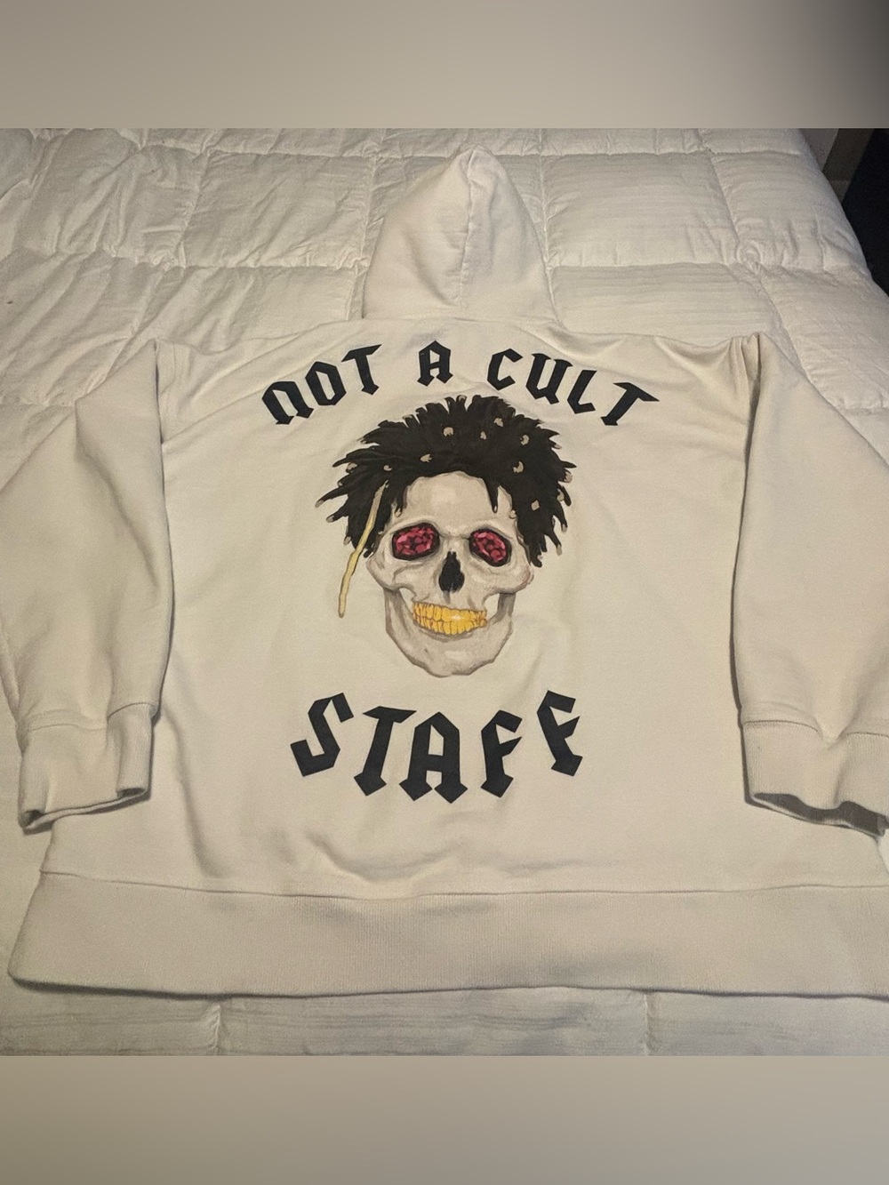 Not a Cult Staff Saint Jhn White Hoodie Size XXL